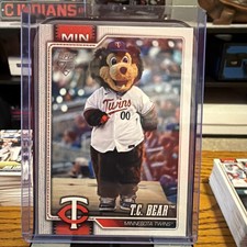 T.C. Bear 2026 Topps Series 1 Insert #M-10 Minnesota Twins Mascot