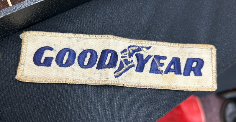Vintage Goodyear Tires Service Dealer  NASCAR Uniform  Patch