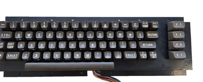 Commodore C64 brown keyboard. Tested #B4