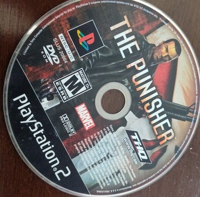 The Punisher (Game Only) Playstation 2 PS2 Fast  For Parts, Untested, Scratches 