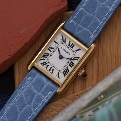 Cartier Small Tank Louis 18k Gold W1512856 Quartz 22mm | eBay