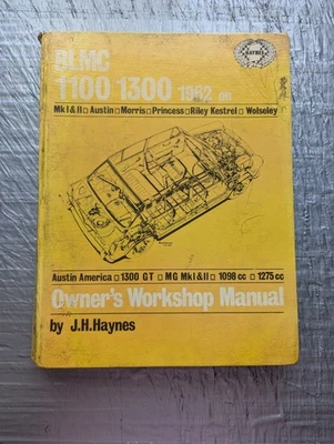 Austin Morris Riley Wolseley MG 1100 & 1300 (1962-1971) Haynes Workshop Manual - Image 1 of 4