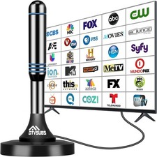 Antena de TV para interiores antena para Smart TV de compatible con 4K 1080p