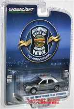 Rare Greenlight 1/64 Ford Crown Victoria Police Interceptor Kansas Police 14Y+