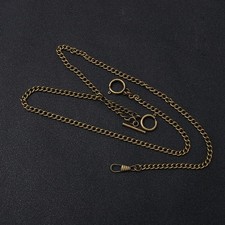 Pocket Watch Chain Metal Plated Watch Holder Decoration 44 cm