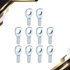 10 Set Cable Ball Stopper Gym Machine Accessories 6mm Fitness Silver