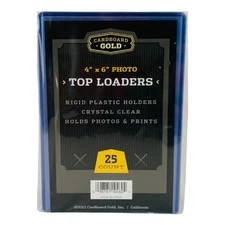 4x6 Trading Card Top Loaders Photo Protector Holders - 50ct