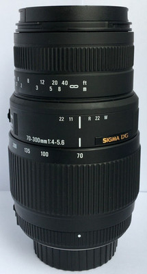 Sigma DG Objektiv 70 300 mm f/4,0 5,6 für Nikon   DEFEKT