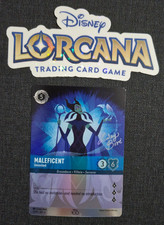 Disney Lorcana D 100 D100 Maleficent Uninvited Promo Foil EN NM Rare