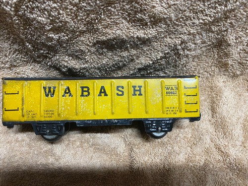 VAGÓN DE TREN DE HOJALATA DE PREGUERRA MARX Wabash Coal Car 80982 Hecho en EE. UU. Marx | Zustand: Used