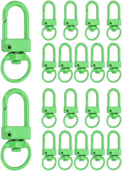 20 StüCk Klein Karabinerverschluss, SchlüSselanhäNger Karabiner, SchlüSselkarabi-image