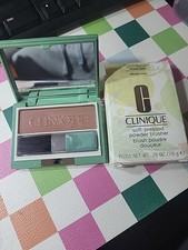 CLINIQUE Soft Pressed Powder Blusher 18 Totally Tawny Full Size Box Shelf Wear