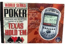 Excalibur World Series of Poker Texas Hold 'Em Handheld Electronic Game WSOP