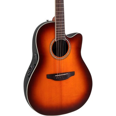 Ovation CS24 Celebrity Traditional Mid-Depth Acoustic-Electric Guitar Sunburst