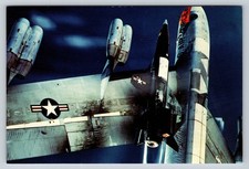 Vintage NASA X-15 & B-52 Air Launch Photochrome Postcard 1982