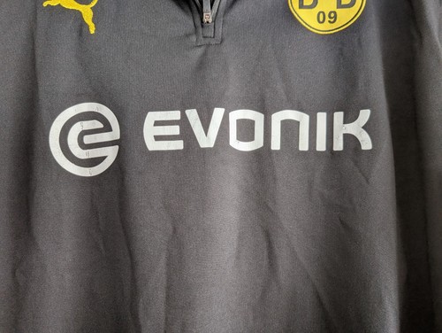 Borussia Dortmund Tracksuit Mens 1/4 Zip Jacket With Matching Bottoms Medium - Picture 4 of 13