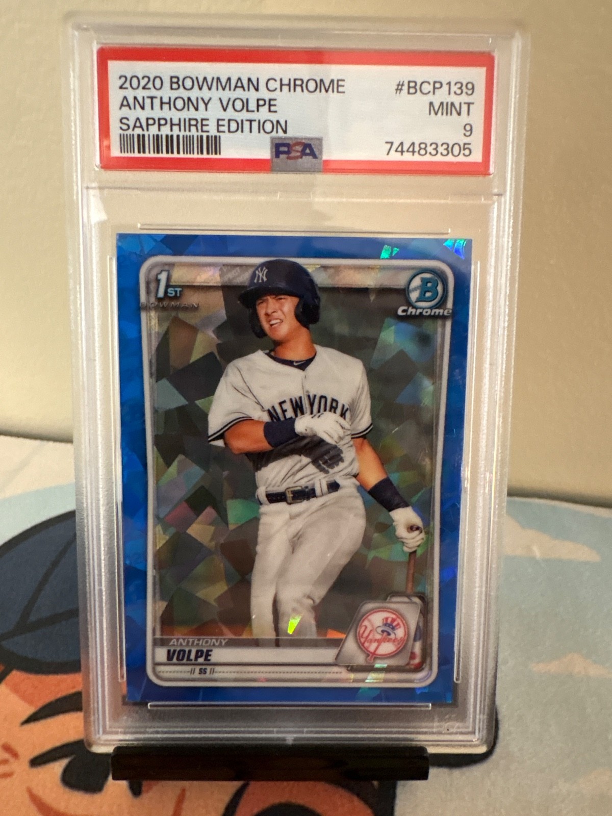 2020 Bowman Chrome Sapphire Edition - Anthony Volpe #BCP-139 (RC)
