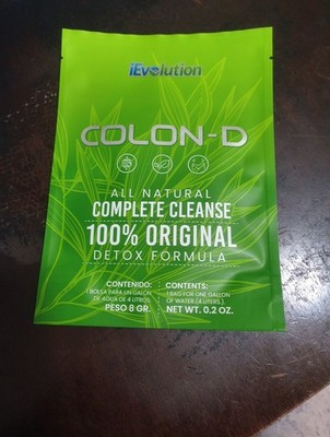 iEvolution COLON-D ALL  NATURAL Complete Cleanse 1 Bag For One Gallon.
