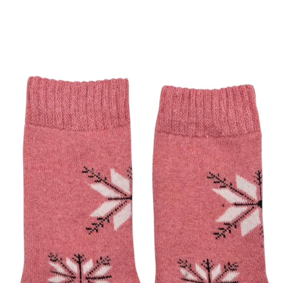 Warm Winter Socks Soft Thermal Sock Lamb Wool Heated Sox for Women s6-10 - Image 4 of 4