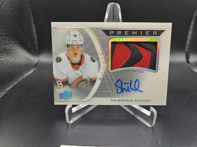 Tim Stutzle Premier Rookie Patch Auto 49 Beautiful Patch 2020 Premier 