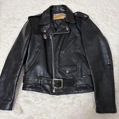 Schott 613 Perfecto Steerhide Leather Jacket One Star Size 36 Authentic Used