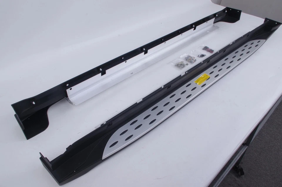 Barras Nerf estribo aluminio apto para Hyundai Santa Fe 2013-2018 escalón lateral Foto 2 de 4