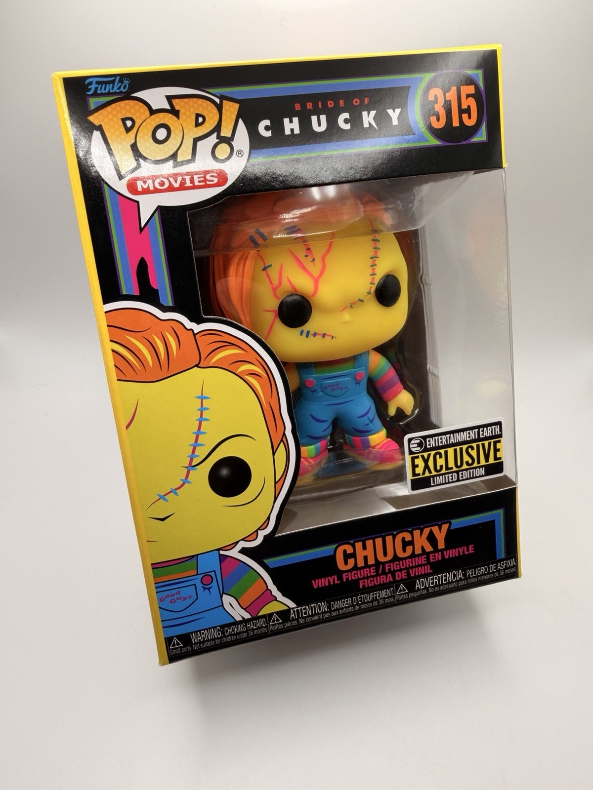 Funko Pop! Vinyl: Chucky (Black Light) - Entertainment Earth (Exclusive) #315
