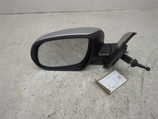 KIA RIO LEFT DOOR WING MIRROR IN SILVER 5 DOORS HATCHBACK 2011 MK2 JB