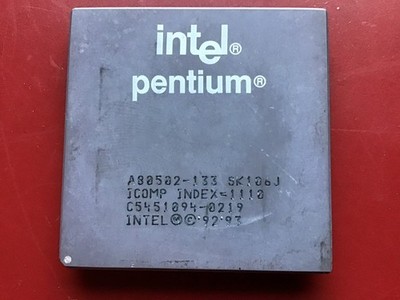 Intel Pentium A80502-133 SK106J CPU 133MHz Sockel/Socket 7