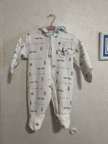 Vintage Beatrix Potter By Quiltex Peter Rabbit Embroidered Suit