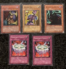  Spellcaster Lot x5 | Rare Dark Elf | Ancient Elf | Magician's Circle x2 | LP