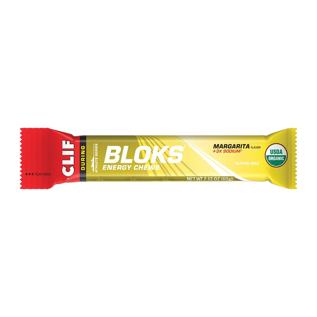 Энергетические жвачки Clif Shot Bloks Margarita - Органическое электролитическое топливо, 210 мг