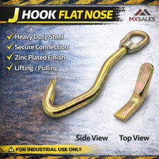 J-style Flat Nose Sheet Metal Hook Auto Body Repair Pulling Clamp Frame Tool