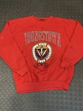 Youngstown State University Penguins YSU Seal Crewneck Sweatshirt Tultex 2XL