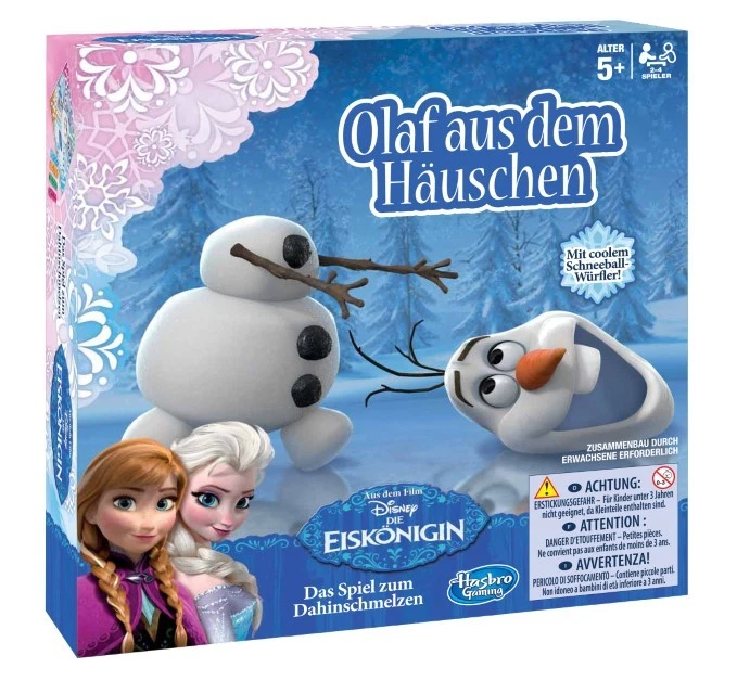Hasbro Spiele B1646100 - Disney Die Eiskönigin, Olaf aus dem Häuschen, Kind - Bild 1 von 1