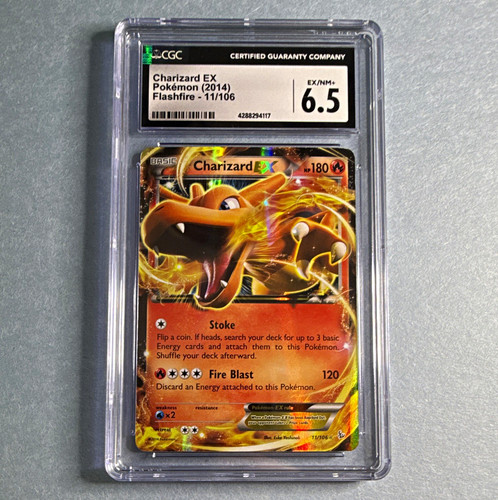 Charizard-EX graded CGC 6.5 for sale on eBay