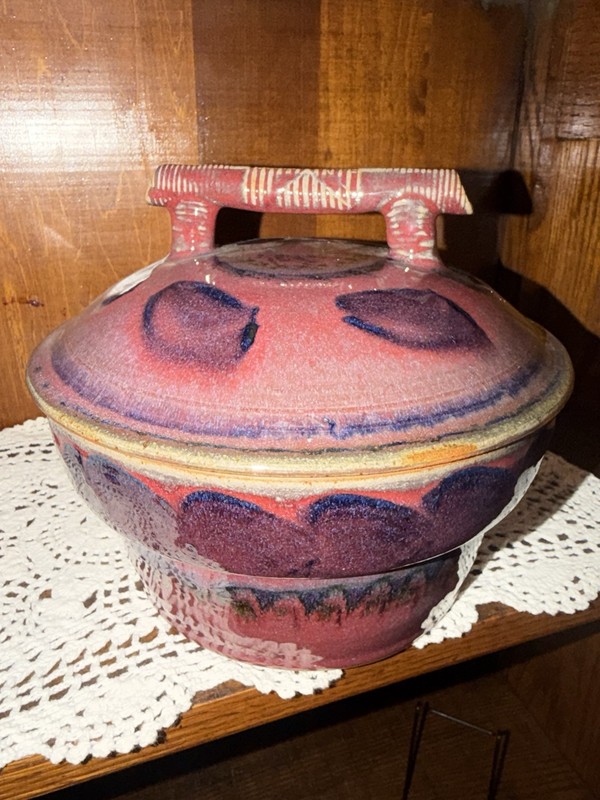 Norton Hand Made Ceramic Clay Pottery Vegetable Steamer Quality Craftsmanship