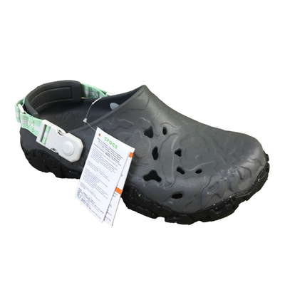 NWT Crocs Men All Terrain Atlas Clog Gray Black m9 w11 