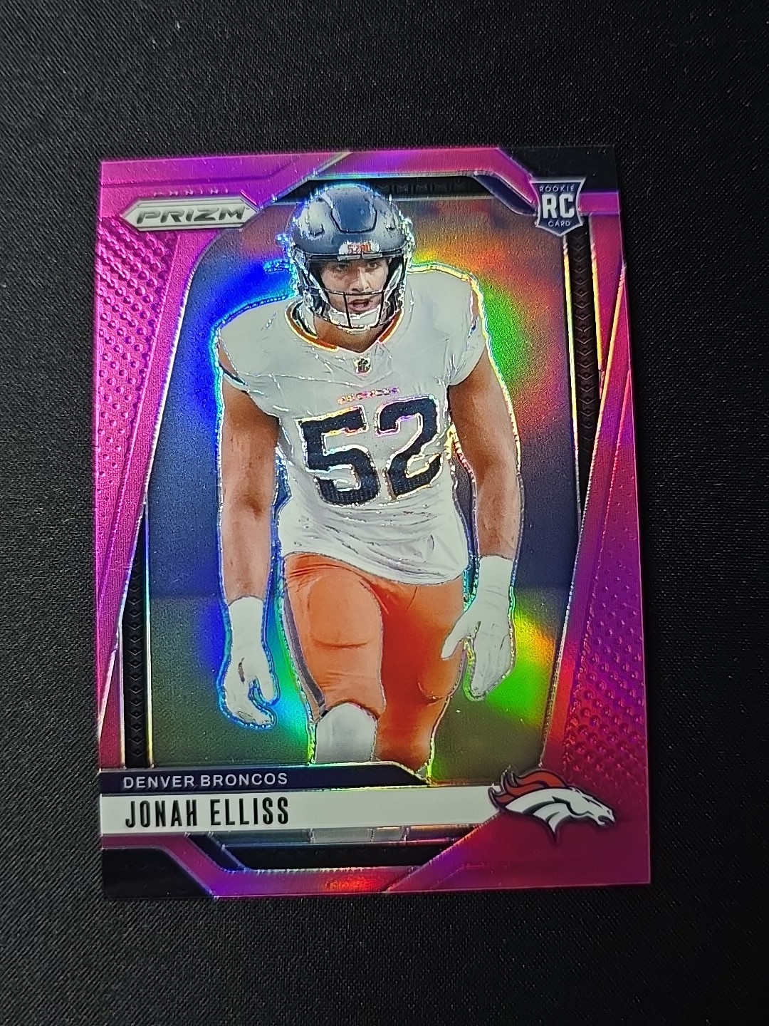 2024 Panini Prizm - Rookies Jonah Elliss #356 Pink Prizm (RC)