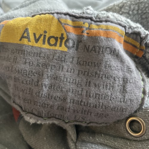 AVIATOR NATION Full Zip Hoodie Rainbow Stripe Toddler Size 2 Gray Sweatshirt - Picture 3 of 3