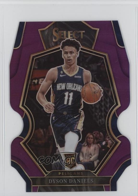 2022 Select Premier Level Purple Prizm Die-Cut /99 Dyson Daniels Rookie RC 1bi0