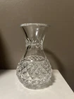 Waterford 1970s Vintage Clear Leaded Crystal Bud Vase 5in Glandore Violet