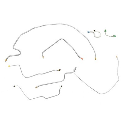 1972 C10 Chevrolet GMC Truck Power Disc Front Brake Line Set Kit Lines 7pc OE