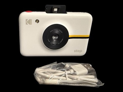 Kodak Step Instant Print Digital Portable Camera RODIC20 White-1 Pk Photo Paper