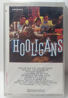LOS HOOLIGANS - Agujetas de Color de Rosa - Cassette - Nuevo Rare