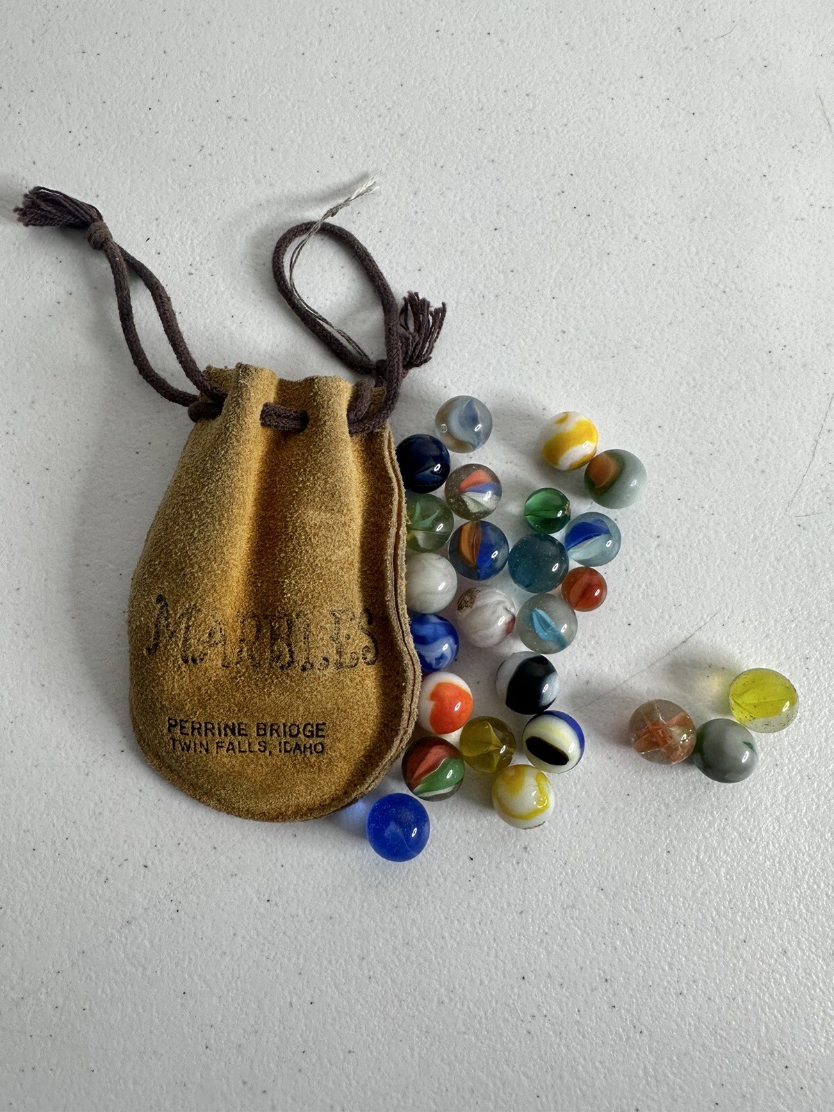 Vintage '70s Collectible Marbles Onionskins, Clouds, Sulphides, 25