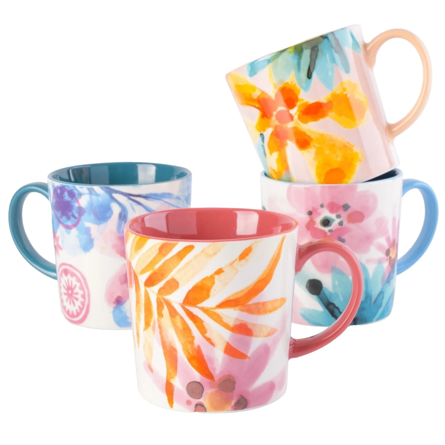 Taza de Café multicolor de porcelana Set tazas