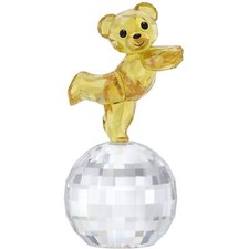 Swarovski Decoration Object Kris Bear Ready to Disco Yellow Crystals 5639875