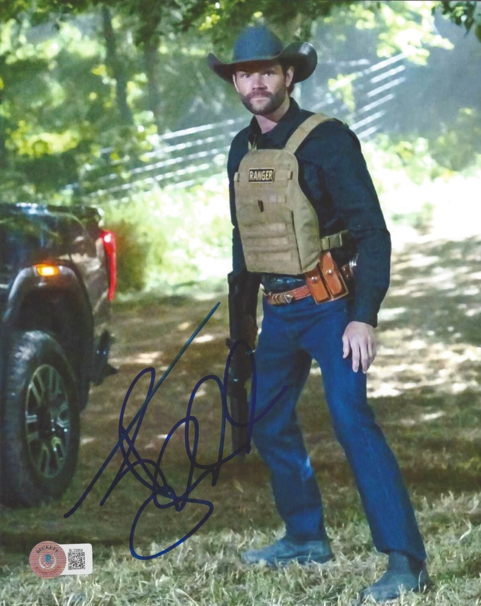 JARED PADALECKI SIGNED CORDELL WALKER 8x10 PHOTO TV SHOW ACTOR