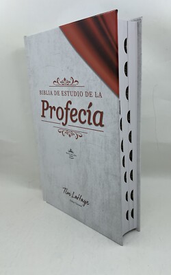 Biblia de Estudio de la Profecia -rv1960  Tapa Dura Con índice by Tim LaHaye